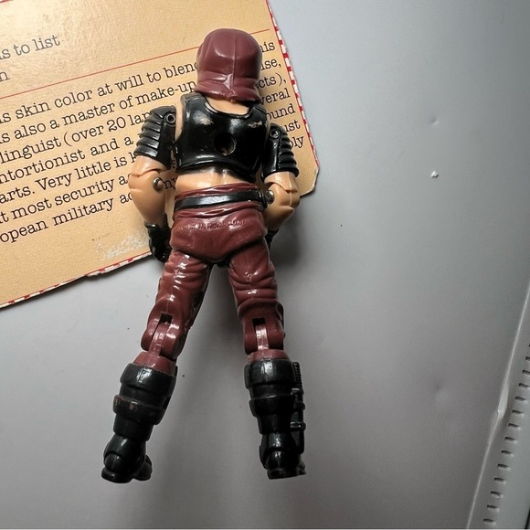 1984 Gijoe Dreadnok Leader Zartan Action Figure 3.75 Incomplete W/file Card - Picture 2 of 3